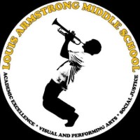 Louis Armstrong Middle School Logo