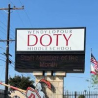 Wendy Lopour Doty Middle School Logo